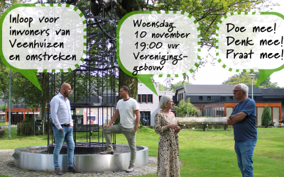 De fractie van Gemeentebelangen vergadert woensdag 10 november in het Verenigingsgebouw in Veenhuizen